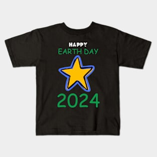 happy earth day 2024 gift april 22 Cute Teacher  Lover Rainbow Kids T-Shirt